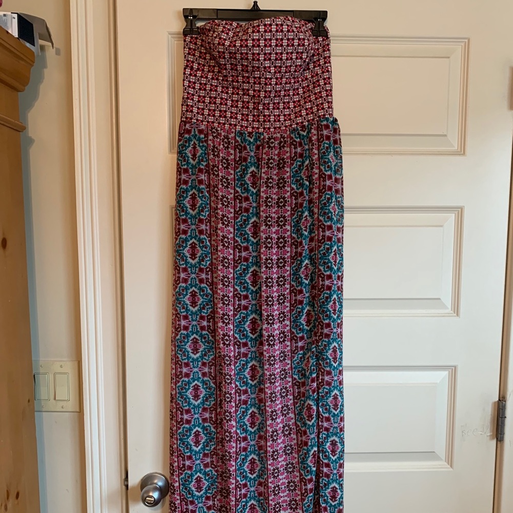 Tube top maxi dress
